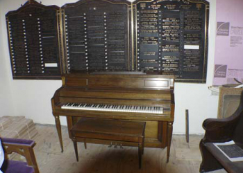 Donated piano