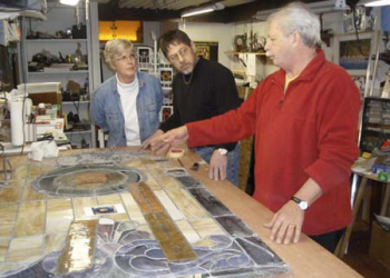 Stained glass window restoration