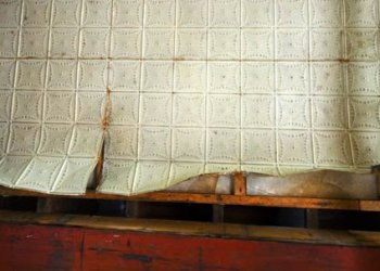 Original tin ceiling